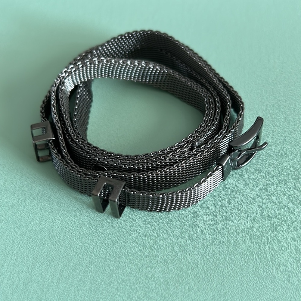 Helmut Lang Inspired Metal Chain Skinny Belt - Picture 10 of 12